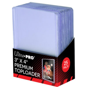 Ultra Pro 3 X 4 Ultra Clear Premium Toploader