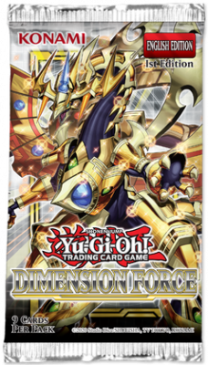 YuGiOh! Dimension Force Booster Pack